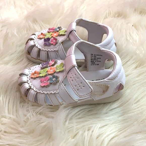 Okie Dokie Toddler Girls Madison Strap Sandals 5m - Picture 5 of 12
